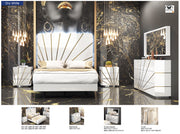 Oro White Bedroom Comp 2 Set - p13193