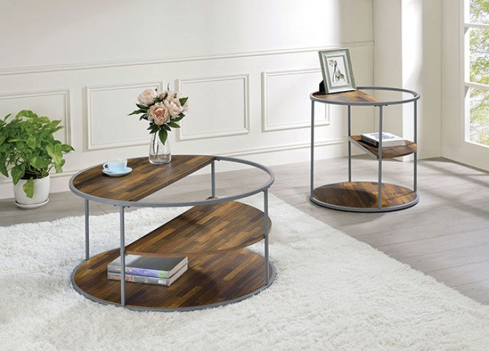 Orrin Gray/Walnut Coffee Table - CM4396GY-C