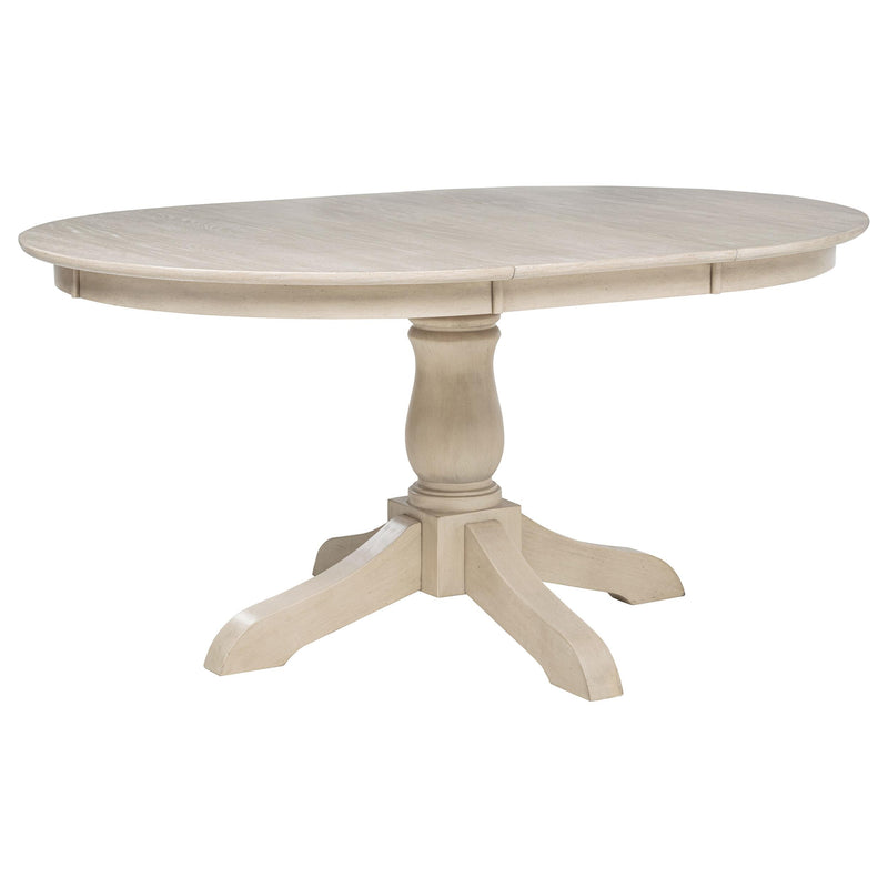 Orrison 5-piece Oval 62-inch Extension Leaf Dining Set Linen - 121261-S5