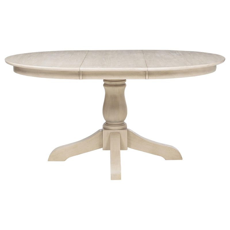 Orrison 5-piece Oval 62-inch Extension Leaf Dining Set Linen - 121261-S5
