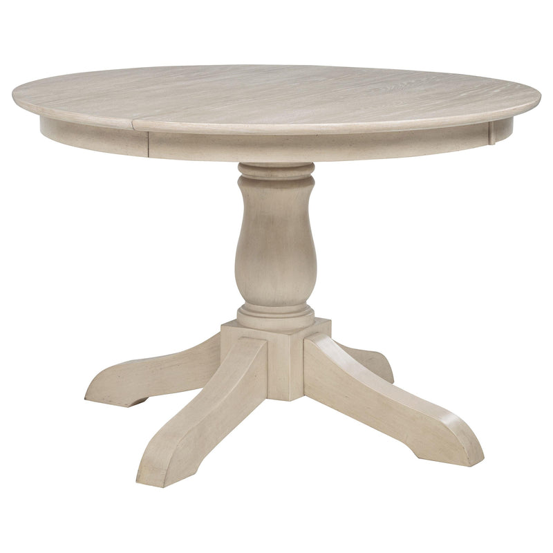 Orrison 7-piece Oval 62-inch Extension Leaf Dining Set Linen - 121261-S7