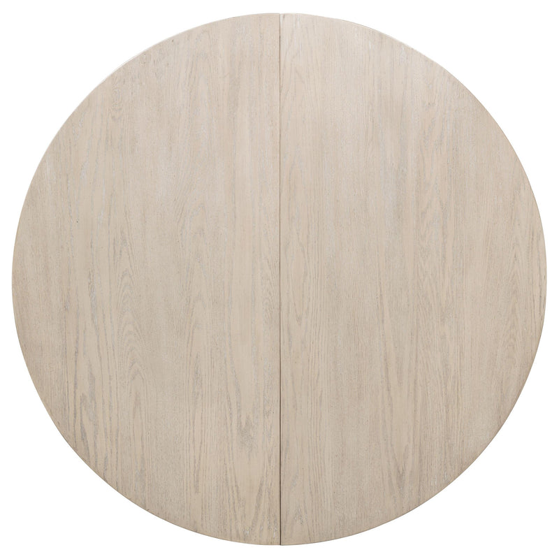 Orrison Oval 62-inch Wood Extension Leaf Dining Table Linen - 121261