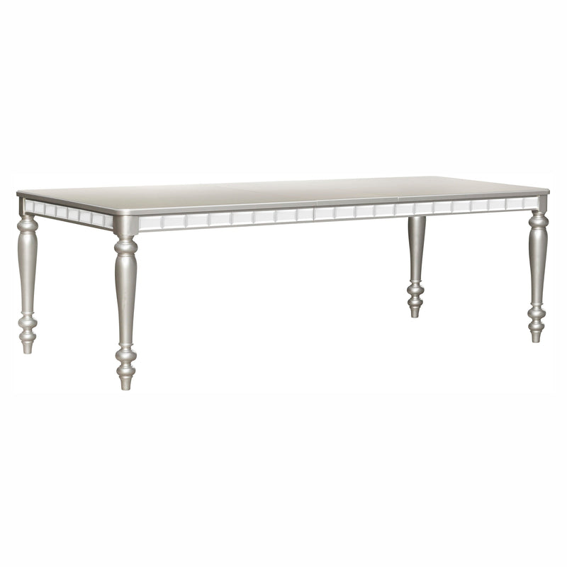 Orsina Silver Mirrored Extendable Dining Set - Gate FurnitureDining Room Set