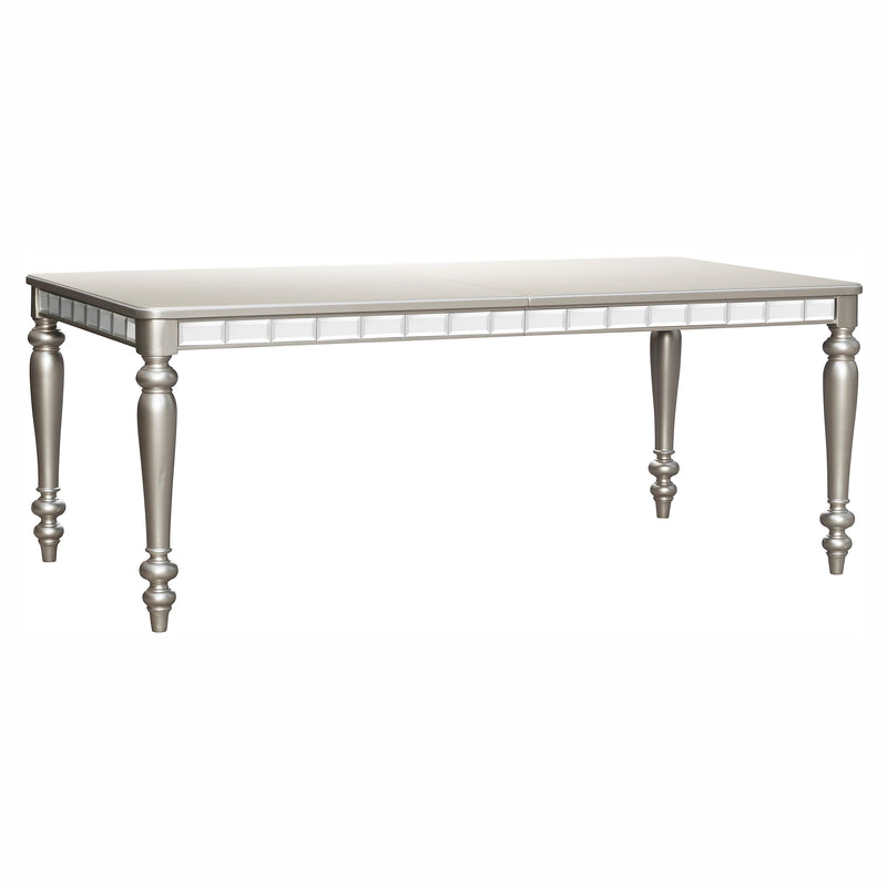 Orsina Silver Mirrored Extendable Dining Set - Gate FurnitureDining Room Set
