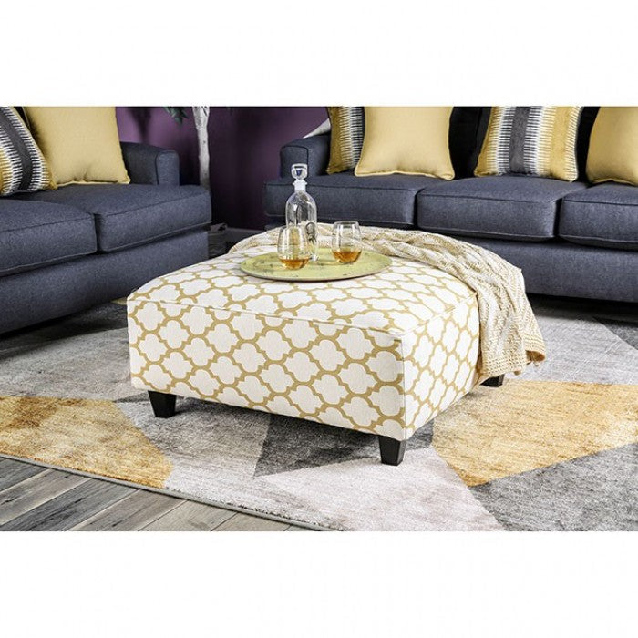 Orson Ivory Ottoman - SM8600-OT