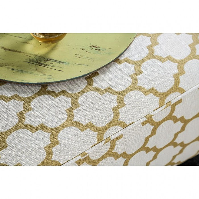 Orson Ivory Ottoman - SM8600-OT