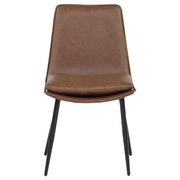 Ortega Upholstered Dining Side Chair Coffee (Set of 2) - 115472