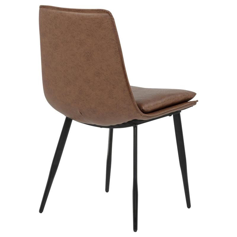 Ortega Upholstered Dining Side Chair Coffee (Set of 2) - 115472