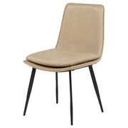 Ortega Upholstered Dining Side Chair Tan (Set of 2) - 115472TAN