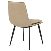 Ortega Upholstered Dining Side Chair Tan (Set of 2) - 115472TAN