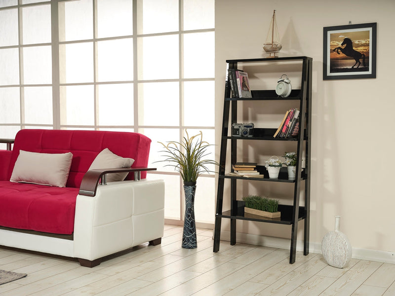 Oscar Bookcase in Black - 710-OSC-BC-BLACK