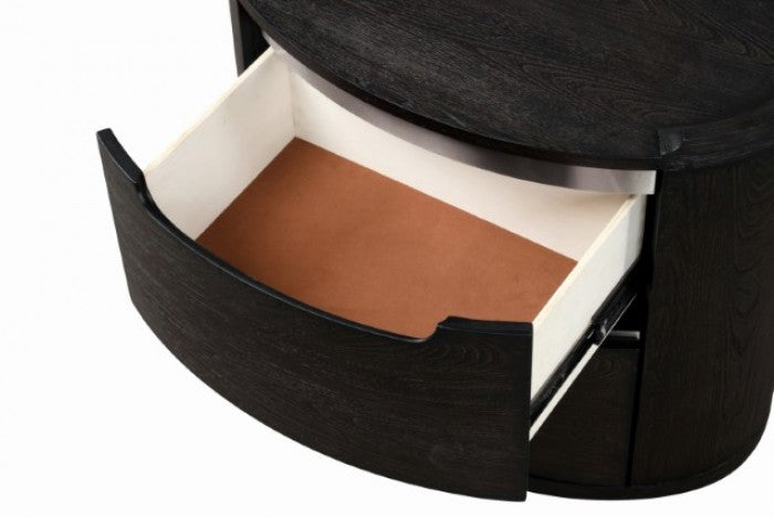 Osterley Black Nightstand - FM71500BK-N