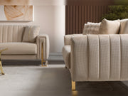 Othello 3-pieces (Sofa & Loveseat & Chair) Livingroom Set in Beige - 200-ST-OTH-FLORIA05-321