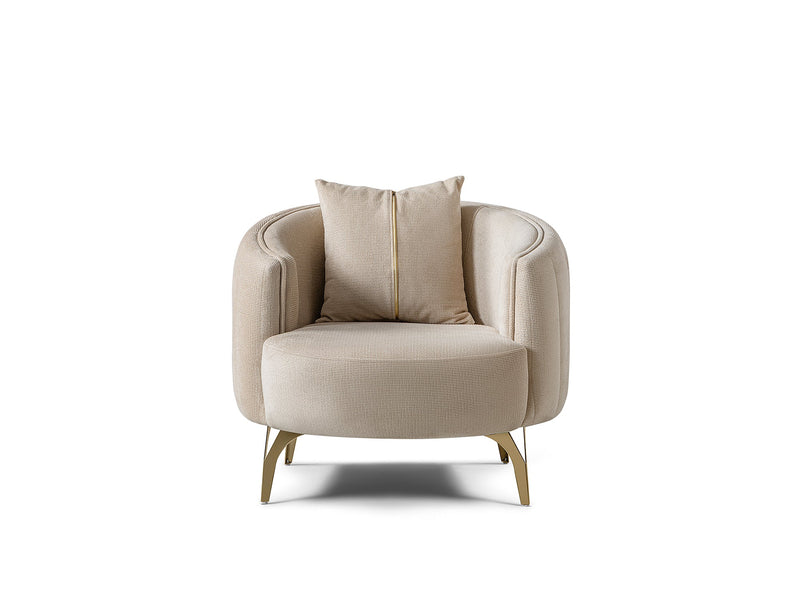 Othello 3-pieces (Sofa & Loveseat & Chair) Livingroom Set in Beige - 200-ST-OTH-FLORIA05-321