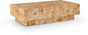 Otto Oak Veneer Coffee Table in Beige - 99015Burl-CT