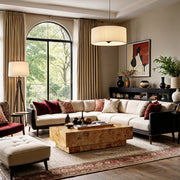 Otto Oak Veneer Coffee Table in Beige - 99015Burl-CT