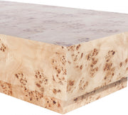 Otto Oak Veneer Coffee Table in Beige - 99015Burl-CT