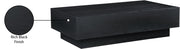 Otto Oak Veneer Coffee Table in Black - 99015Black-CT