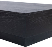 Otto Oak Veneer Coffee Table in Black - 99015Black-CT