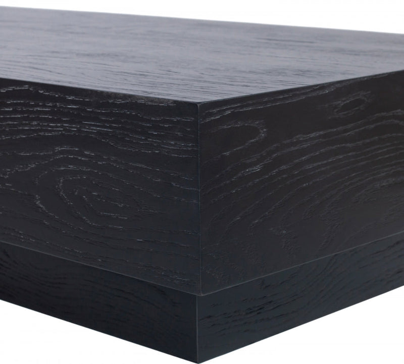 Otto Oak Veneer Coffee Table in Black - 99015Black-CT