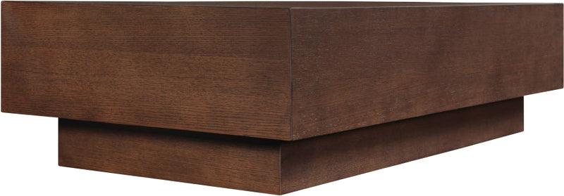 Otto Oak Veneer Coffee Table in Brown - 99015Brown-CT