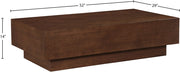 Otto Oak Veneer Coffee Table in Brown - 99015Brown-CT