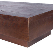 Otto Oak Veneer Coffee Table in Brown - 99015Brown-CT