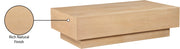 Otto Oak Veneer Coffee Table in Natural - 99015Oak-CT