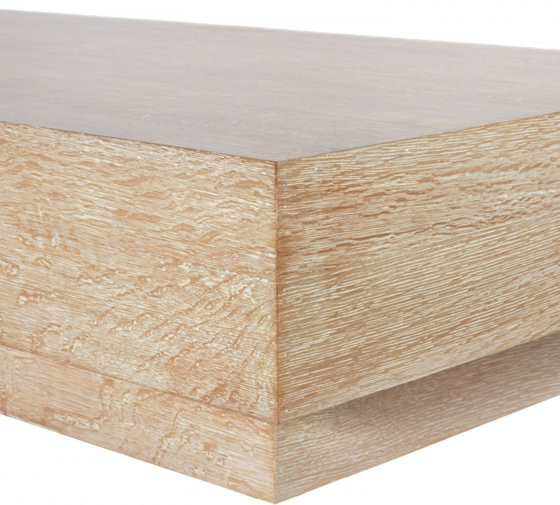 Otto Oak Veneer Coffee Table in Natural - 99015Oak-CT