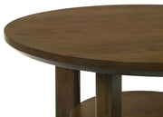 Ottowa 3-piece Round Wood Coffee Table Set Brown - 706308-S3