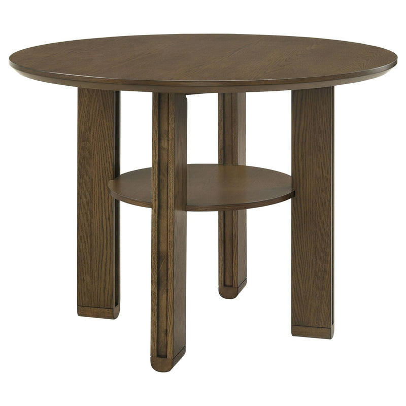 Ottowa 5-piece Round Counter Height Dining Room Set Brown - 193668-S5
