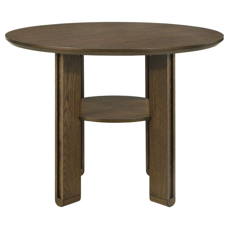 Ottowa 5-piece Round Counter Height Dining Room Set Brown - 193668-S5