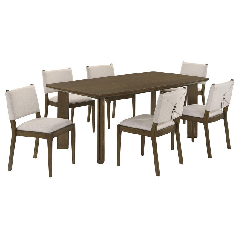 Ottowa 7-piece Rectangular Wood Dining Room Table Set Brown - 193661-S7