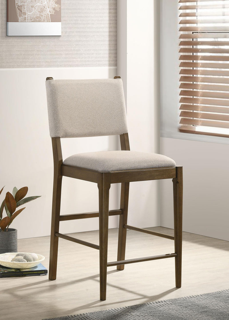 Ottowa Upholstered Counter Side Chair Brown (Set of 2) - 193669