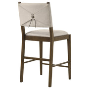 Ottowa Upholstered Counter Side Chair Brown (Set of 2) - 193669