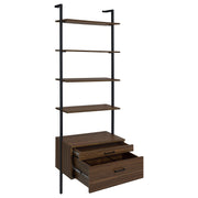 Owens 96-inch 4-shelf Storage Wall Bookshelf Walnut - 980074