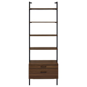 Owens 96-inch 4-shelf Storage Wall Bookshelf Walnut - 980074