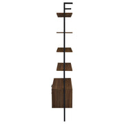 Owens 96-inch 4-shelf Storage Wall Bookshelf Walnut - 980074