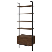Owens 96-inch 4-shelf Storage Wall Bookshelf Walnut - 980074