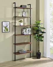 Owens 96-inch 6-shelf Wall Bookshelf Walnut - 980072