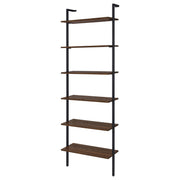 Owens 96-inch 6-shelf Wall Bookshelf Walnut - 980072