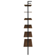 Owens 96-inch 6-shelf Wall Bookshelf Walnut - 980072