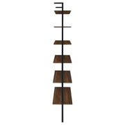 Owens 96-inch 6-shelf Wall Bookshelf Walnut - 980072