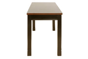 Owingsville Black/Brown Dining Bench - Gate FurnitureAccent Bench