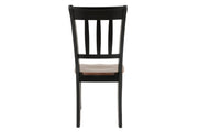 Owingsville Black/Brown Dining Chair (Set of 2) - Gate FurnitureDining Chair