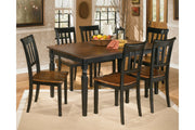 Owingsville Black/Brown Dining Table - Gate FurnitureDining Table