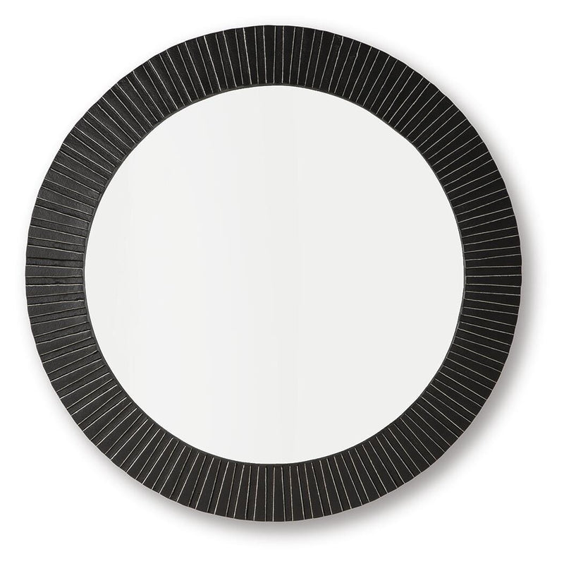 Ozias Black Accent Mirror - A8010417