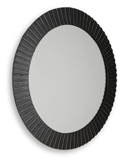 Ozias Black Accent Mirror - A8010417