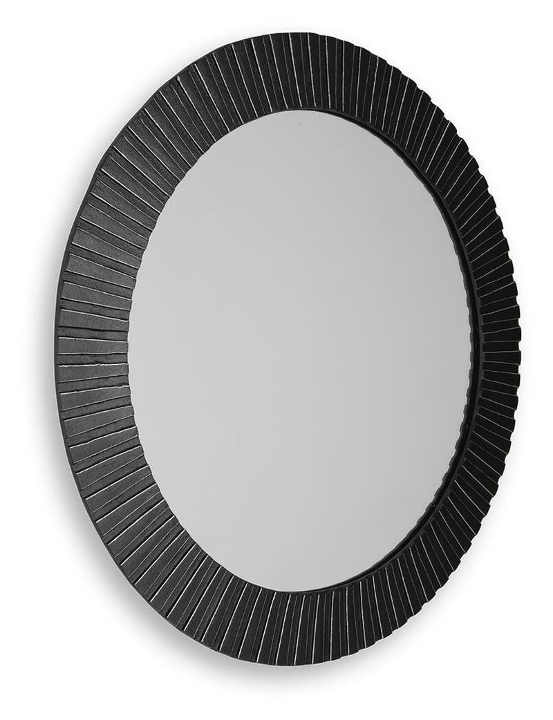 Ozias Black Accent Mirror - A8010417