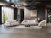 Pablo 3-pieces (Sofa & Loveseat & Chair) Livingroom Set in Cream - 200-ST-PAB-SOFT03-321